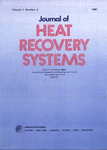 Go to journal home page - Journal of Heat Recovery Systems
